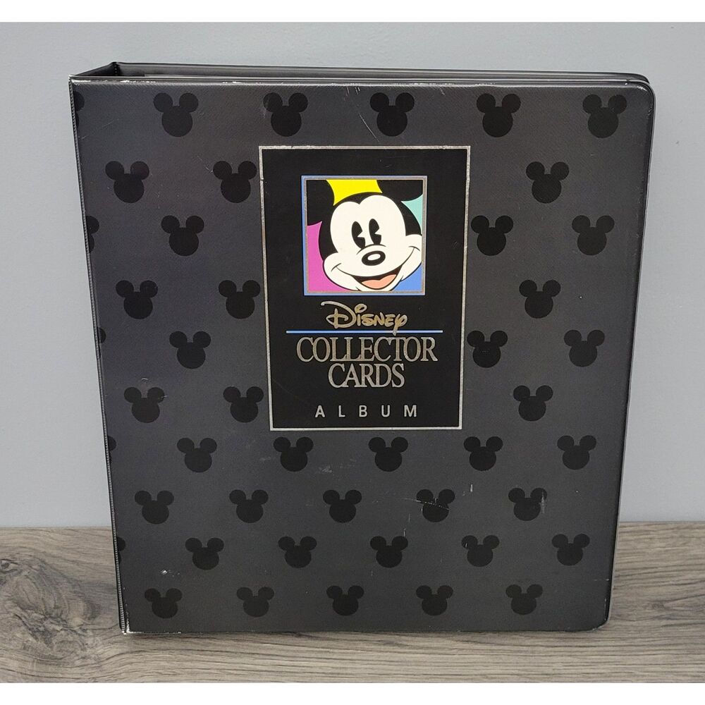 VTG 1991 Impel 90's Disney‎ Collector Cards Complete 210 Pc Set w/ Album Black